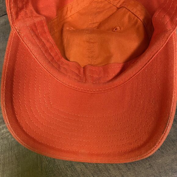 NIKE Clemson Tigers Strap Back Hat Cap Orange Tiger Paw Logo - Picture 7 of 7